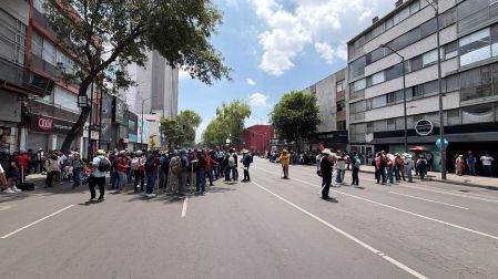 Los maestros de la CNTE marcharon en la CDMX