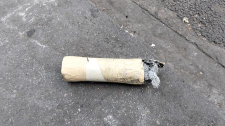 SSC reporta un manifestante herido tras lanzamiento de cohetones
