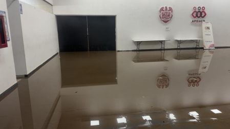 Inundaciones en el fraccionamiento Bric, de Apizaco, Tlaxcala