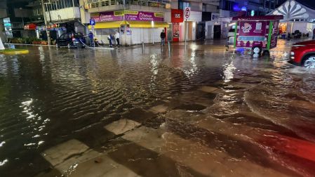 Inundaciones en el fraccionamiento Bric, de Apizaco, Tlaxcala