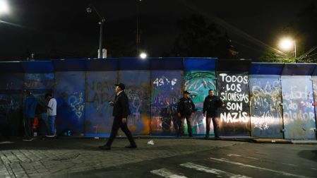 La calma volvió al primer cuadro luego de las protestas de la CNTE de la tarde.