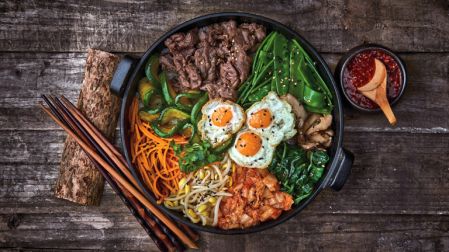 El Bibimbap de Corea del Sur.