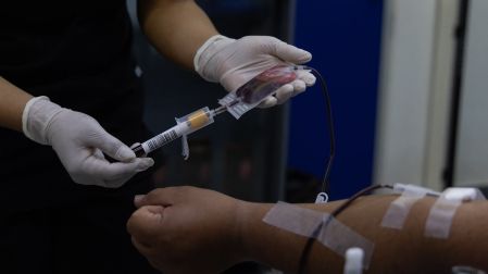 Ciudad de México a 3 de junio de 2026. El Instituto Nacional de Enfermedades Respiratorias invita a las personas a donar de manera solidaria, el próximo 14 de junio se celebra el Día Mundial del Donante de Sangre. Foto: Alejandro Aguilar