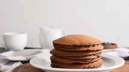Receta de hot cakes de chocolate