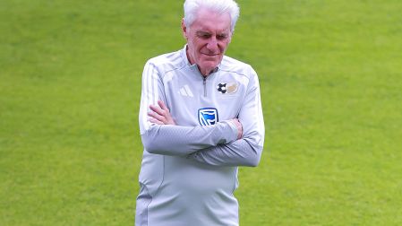 El belga Hugo Broos es entrenador de Sudáfrica desde mayo de 2021