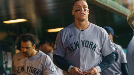 Aaron Judge es el vigente MVP de la Liga Americana; esta es una de sus campañas menos productivas en el aspecto ofensivo.