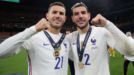 Lucas y Theo Hernández ya fueron campeones del mundo con Francia en 2018.