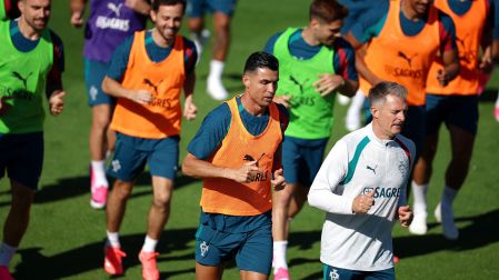 Cristiano Ronaldo sigue poniendo el ejemplo de dedicación en cada uno de los entrenamientos de Portugal