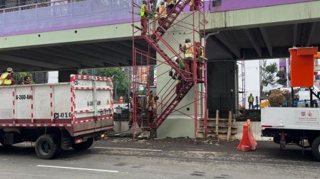 Aceleran trabajos del parque elevado sobre Tlalpan previo a inauguración