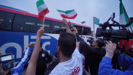 La Selección de Irán fue recibida en Tijuana donde estarán para el Mundial 2026.