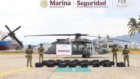 La operación se desarrolló en las inmediaciones de Boca Chica, una localidad perteneciente al municipio de Tecpan de Galeana
