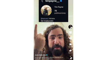 Javier Ibarreche se une al fenómeno Tim Payne; así apoya al jugador más viral del Mundial 2026