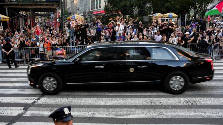 La presencia de Trump en el MSG necesitó de un fuerte operativo de seguridad.