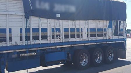 Tráiler en el que se transportaban 88 kilos de fentanilo