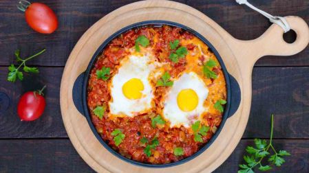 Receta de shakshuka