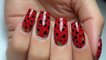 Uñas de catarina (Ladybug nails): 5 diseños que te traerán la buena suerte