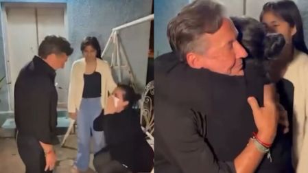 Sandra no pudo asistir al concierto del cantante y decidió escribirle a través de redes sociales.