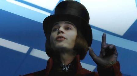 Johnny Depp encarnó al mítico Willy Wonka.