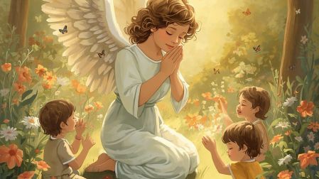 Oración del Ángel de mi Guarda para niños completa
