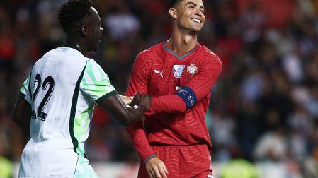 Cristiano Ronaldo no pudo anotar gol con Portugal