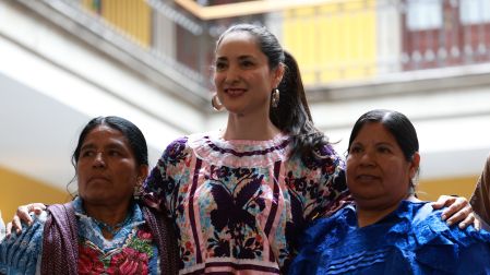 Recorrido por las instalaciones del Museo Textil de los Pueblos Indígenas y Afromexicanos.