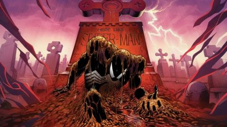 Spider-Man fue sepultado en el cómic de La Última Cacería de Kraven.