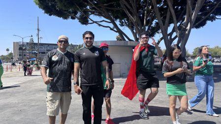 La afición mexicana que disfrutó del FIFA Fan Fest en el el Memorial Coliseum