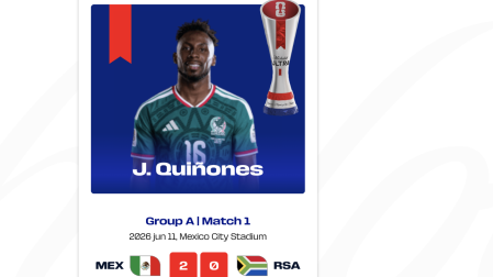 Quiñones reconocido por su labor en el ataque mexicano.