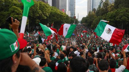 Alrededor de 120 mil personas se congregaron en el Ángel.