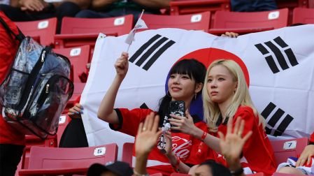 Aficionadas de Corea del Sur estuvieron presentes en el Estadio Guadalajara