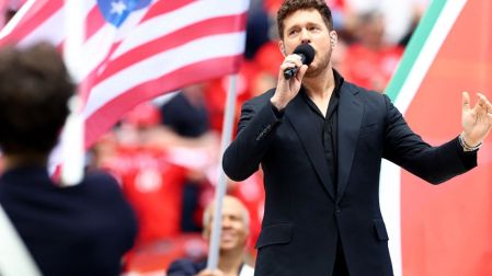 Michael Bublé fue una de las grandes estrellas de la inauguración canadiense del Mundial 2026.