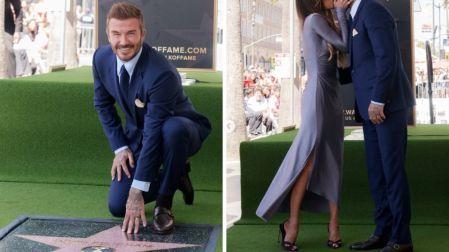 David Beckham recibe una estrella en el Paseo de la Fama de Hollywood