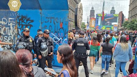 La SSC exhortó a los asistentes a seguir las indicaciones del personal de seguridad y respetar las medidas establecidas