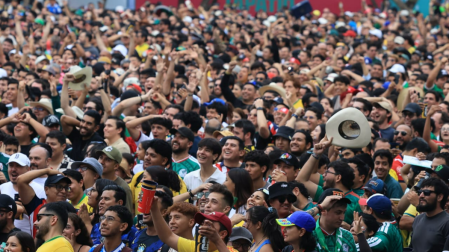 Se registró un aforo de poco más de 17 mil espectadores dentro del Fan Fest de Guadalajara.