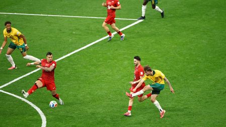 Australia sorprendió a Turquía, al vencerlos por 2-0 en el Estadio Vancouver en el Mundial
