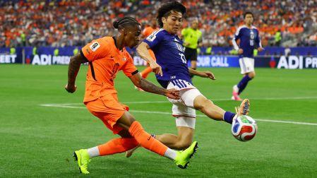 Keito Nakamura en su partido con Japón durante el Mundial 2026.