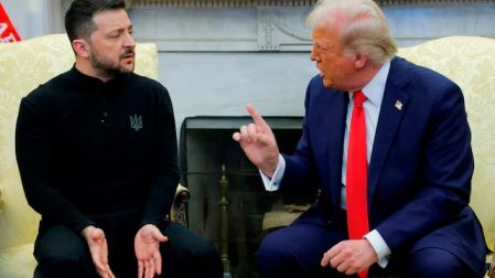 Trump se reúne con Zelenski