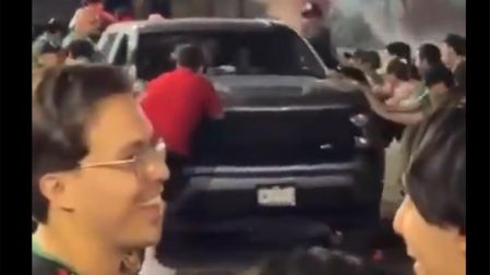 Así festejaban el triunfo de México