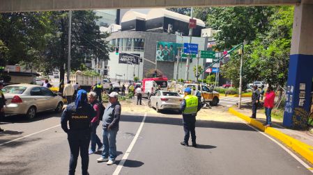 Elementos del Heroico Cuerpo de Bomberos de la Ciudad de México y personal de emergencias se encargaron de seccionar los árboles