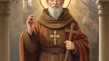 Qué santo se celebra hoy 11 julio: San Benito abad protector contra el mal y energías negativas
