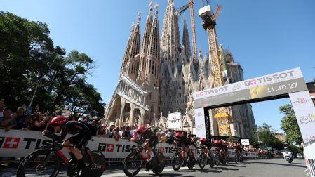 La Etapa 1 del Tour de France se llevó a cabo con la carrera contrarreloj por equipos en Barcelona.
