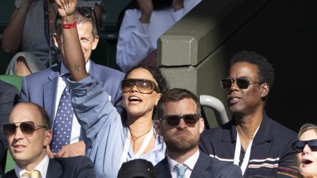 Chris Rock y su novia Simone Henault