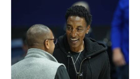 Scottie Pippen no había aparecido públicamente desde su divorcio.