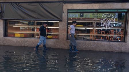 Lluvia afectó a la colonia Providencia