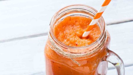 Licuado de zanahoria con manzana