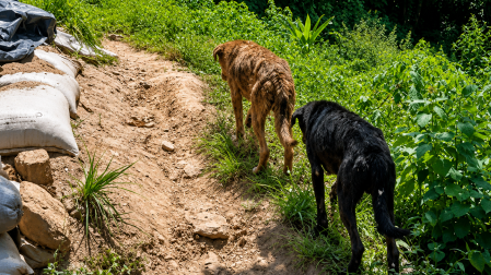 Perritos gusano barrenador