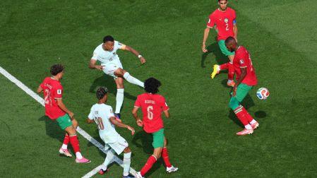 Mbappé empata a Messi en la tabal de goleo del Mundial.