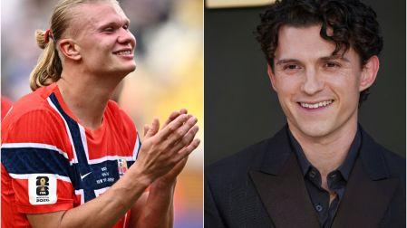 Erling Haaland rechazó una invitación a cenar de Tom Holland.