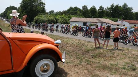 Una de las postales que deja la Etapa 7 del Tour de Francia 2026, que tiene un recorrido de Hagetmau a Bordeaux