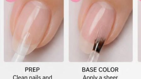 Glass Skin Nails: la manicura coreana efecto cristal para hacer en casa